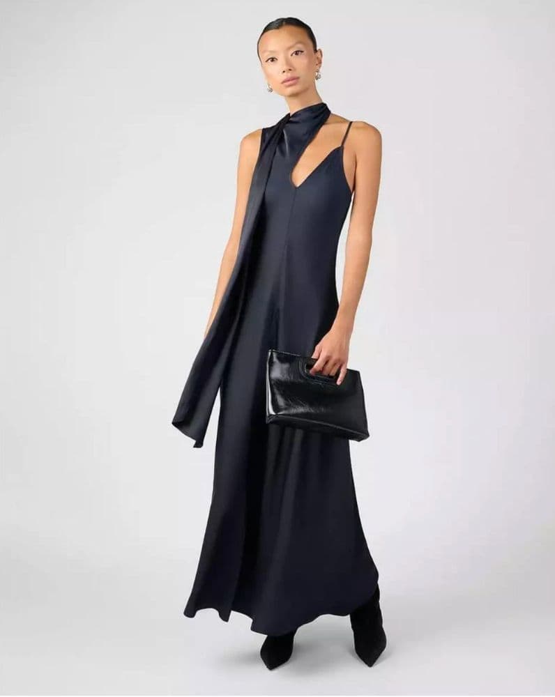 WeWoreWhat Long Navy Dress - Image 1