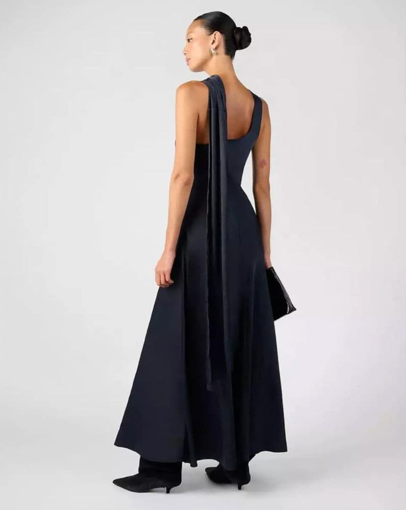 WeWoreWhat Long Navy Dress - Image 2