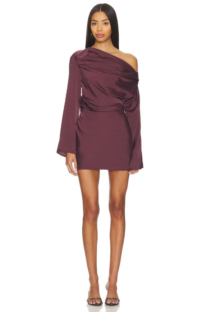 Revolve Plum Mini Dress - Image 1