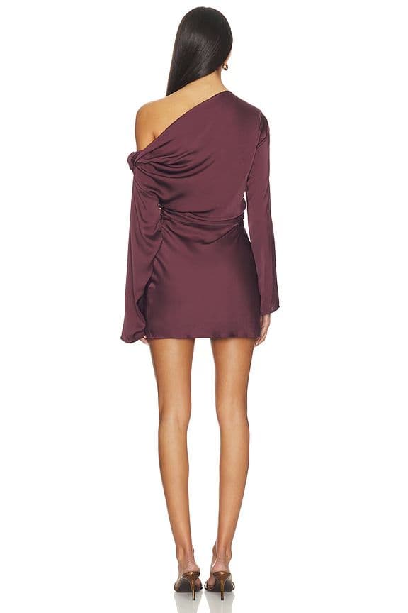 Revolve Plum Mini Dress - Image 3