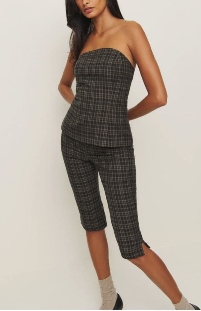 Reformation Strapless Top & Capri Set - Image 1