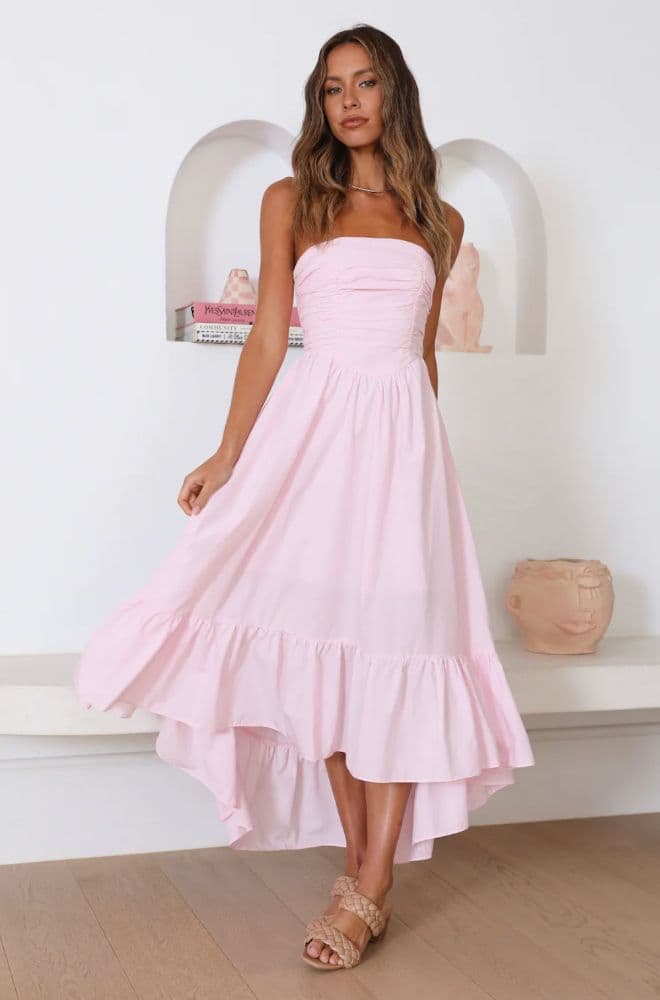 Fortunate One Pink Love In The Summer Maxi Dress - Image 3