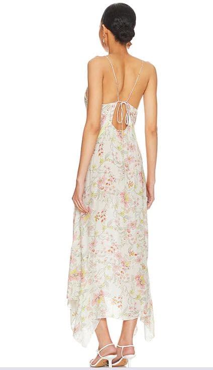 Free people There She Goes Printed Slip in Ivory - Image 2