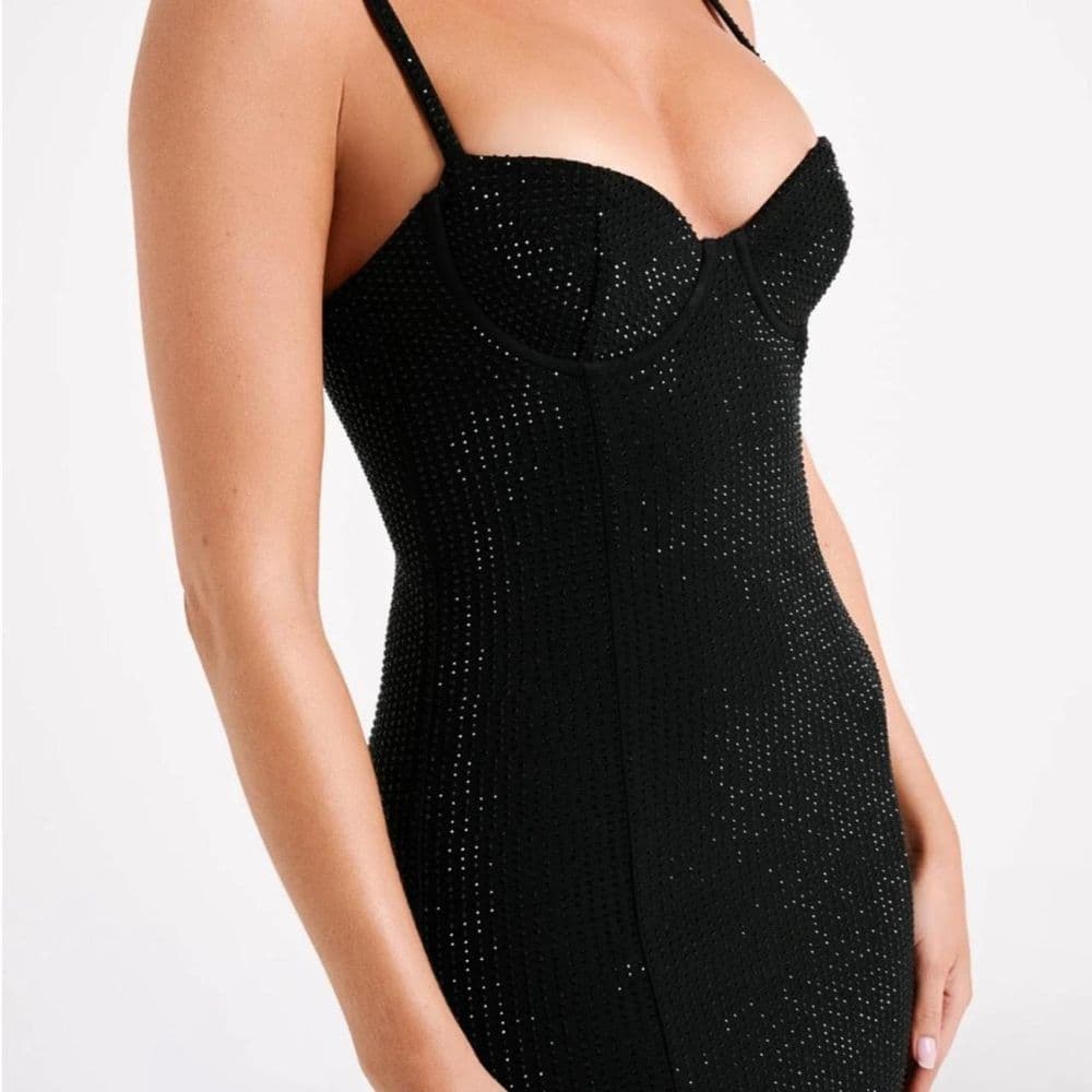 Meshki Rafaele Rhinestone Dress - Image 3