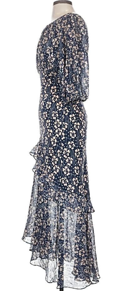 RIXO Cheryl Floral-Print Silk Midi Dress - Image 3