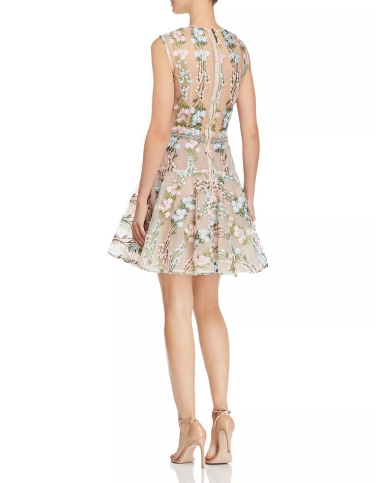 Bronx & Banco Isola Floral-Embroidered Mini Dress - Image 2