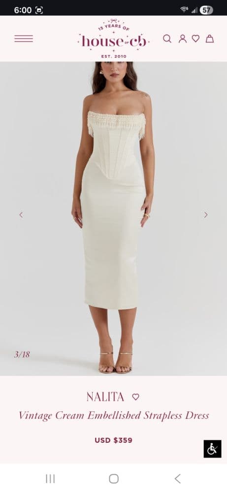 House of CB dress - Nalita - Image 2