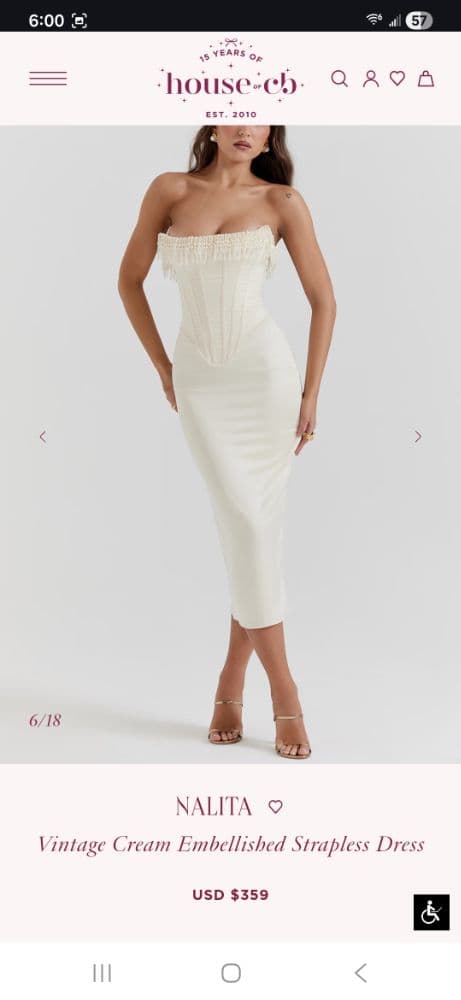 House of CB dress - Nalita - Image 3