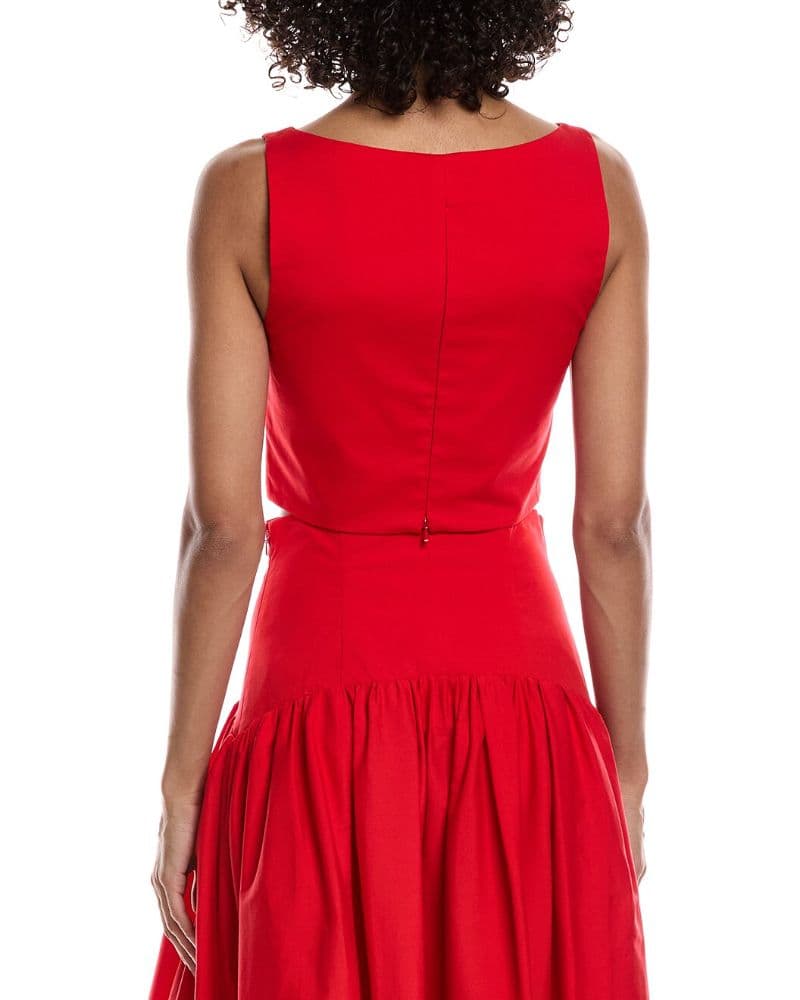 Lela Rose Tulip Draped Top - Image 2