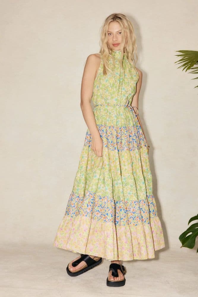 Alemais Daisy Spliced Midi Dress - Image 2