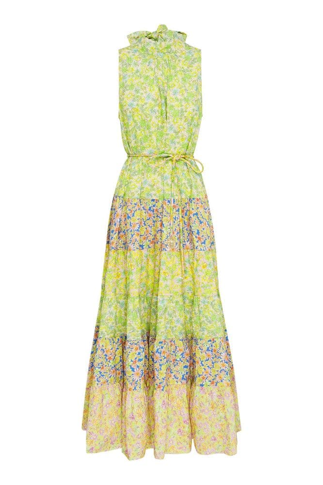 Alemais Daisy Spliced Midi Dress - Image 4