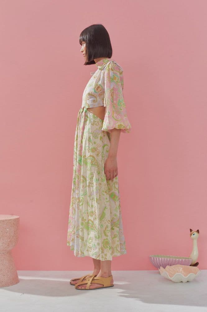 Alemais Marta Cutout Midi Dress - Image 3