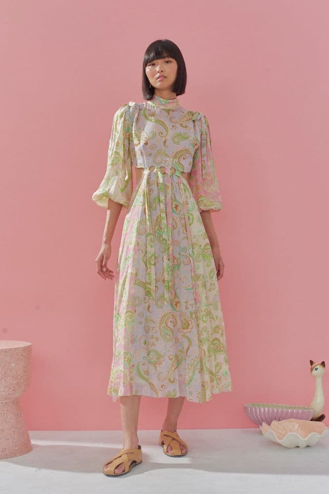 Alemais Marta Cutout Midi Dress - Image 2