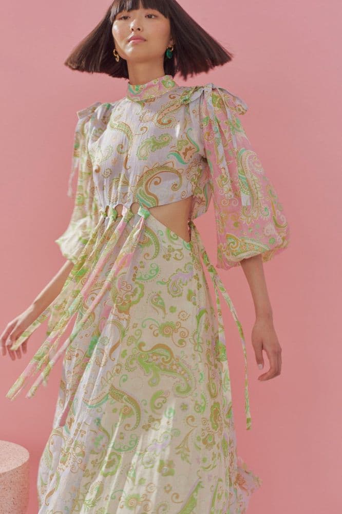 Alemais Marta Cutout Midi Dress - Image 1
