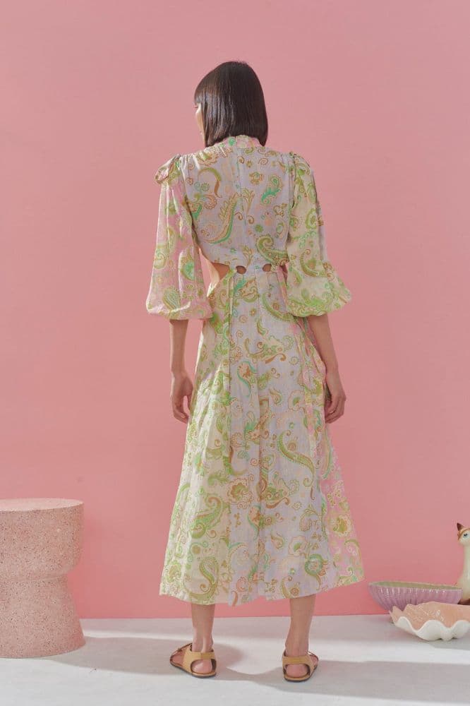 Alemais Marta Cutout Midi Dress - Image 4