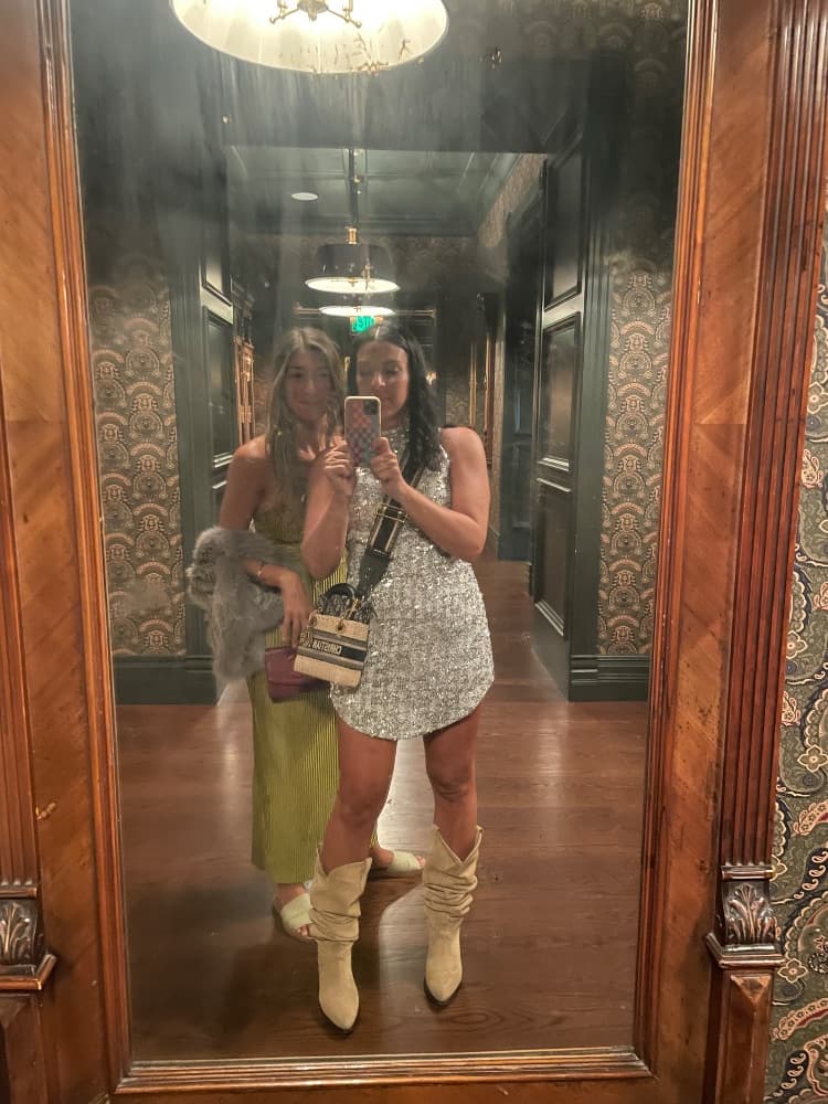Amanda Uprichard Marshall Mini Dress - Image 1