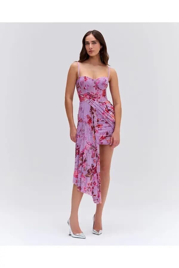 PatBO Floral Haze Mini Dress - Image 2