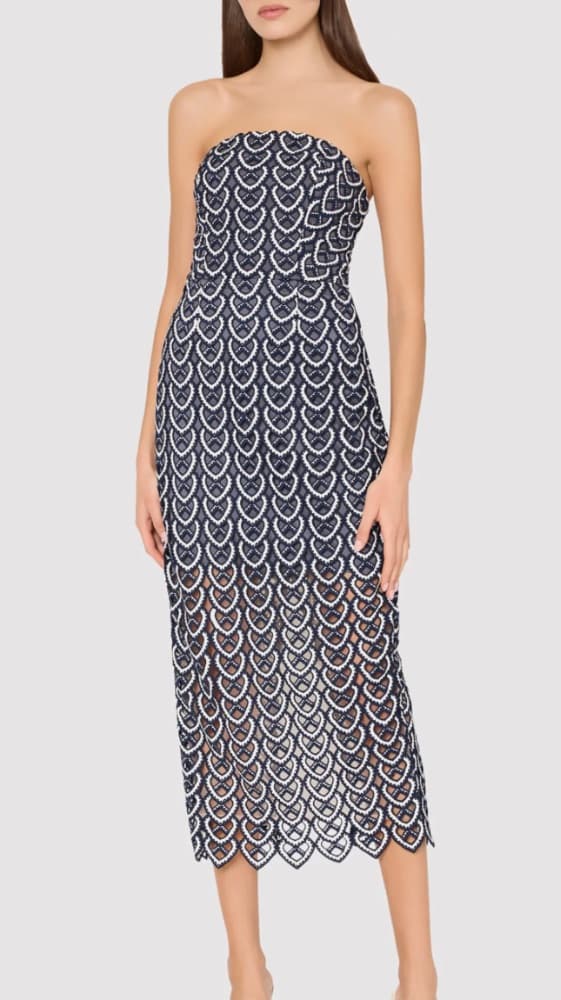 Milly Lace Midi Dress - Image 1