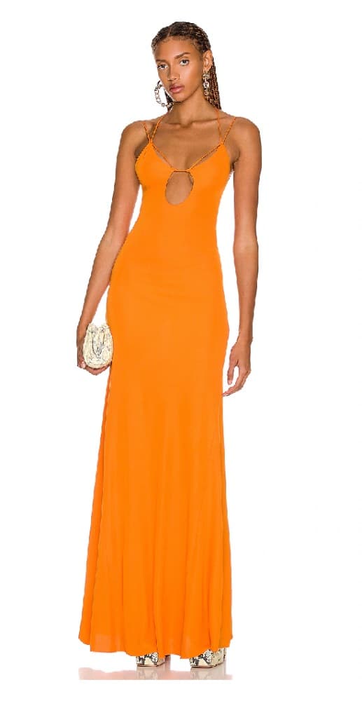 Victoria Beckham Halterneck Long Dress - Image 1