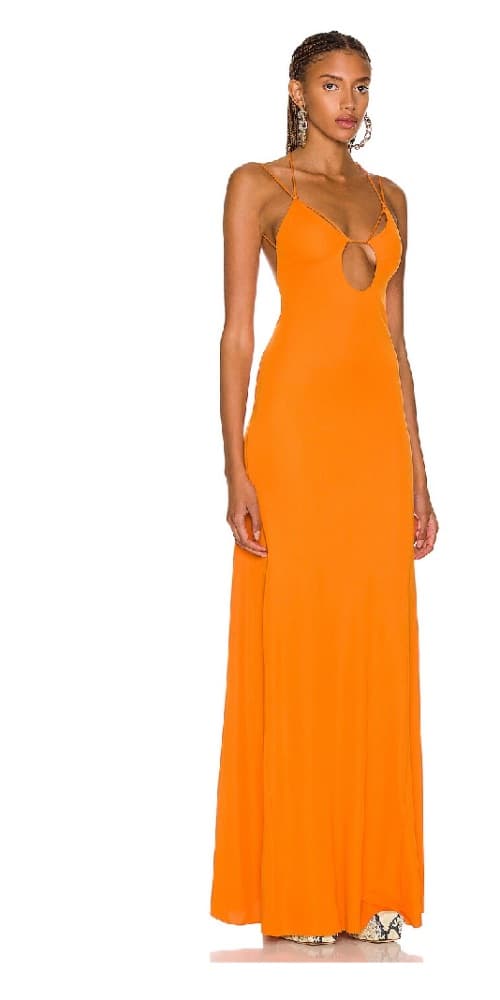Victoria Beckham Halterneck Long Dress - Image 2