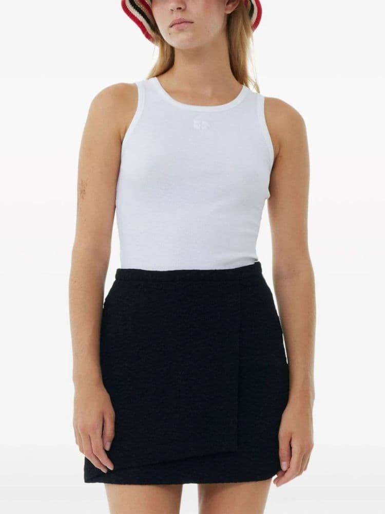 GANNI Suiting Mini Skirt - Image 1