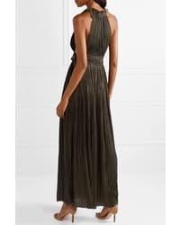 Ulla Johnson Augustine Pliss Satin Maxi Dress - Image 3