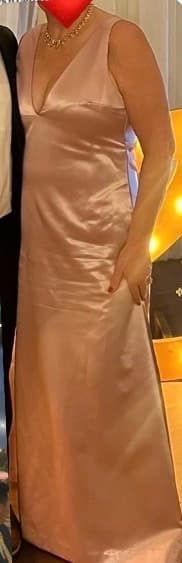 Staud Teagan long dress pink large - Image 1