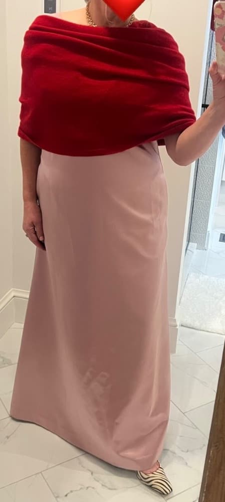 Staud Teagan long dress pink large - Image 4