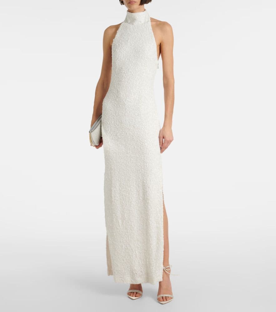 Rotate Bridal Sequined Halterneck Gown - Image 1