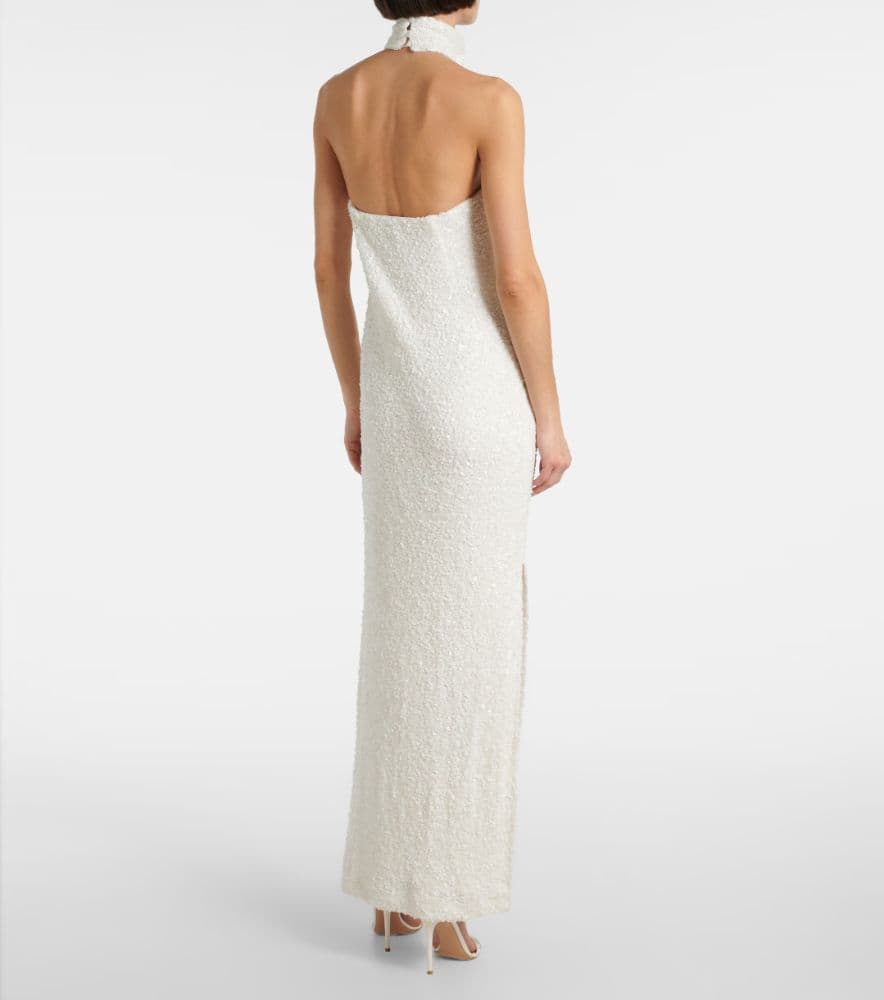 Rotate Bridal Sequined Halterneck Gown - Image 3
