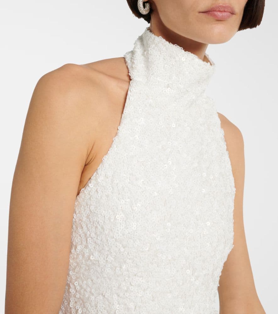 Rotate Bridal Sequined Halterneck Gown - Image 2