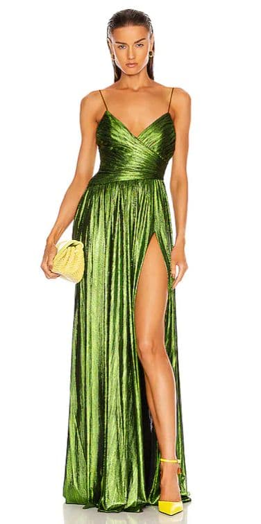 green retrofete maxi dress - Image 1