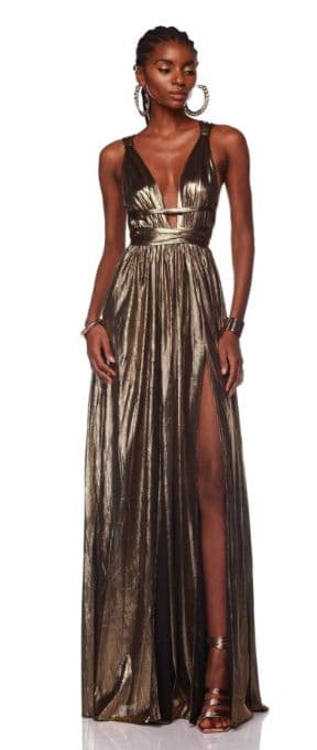 bronx and banco goddess gown gold - Image 1