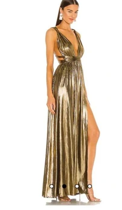 bronx and banco goddess gown gold - Image 2
