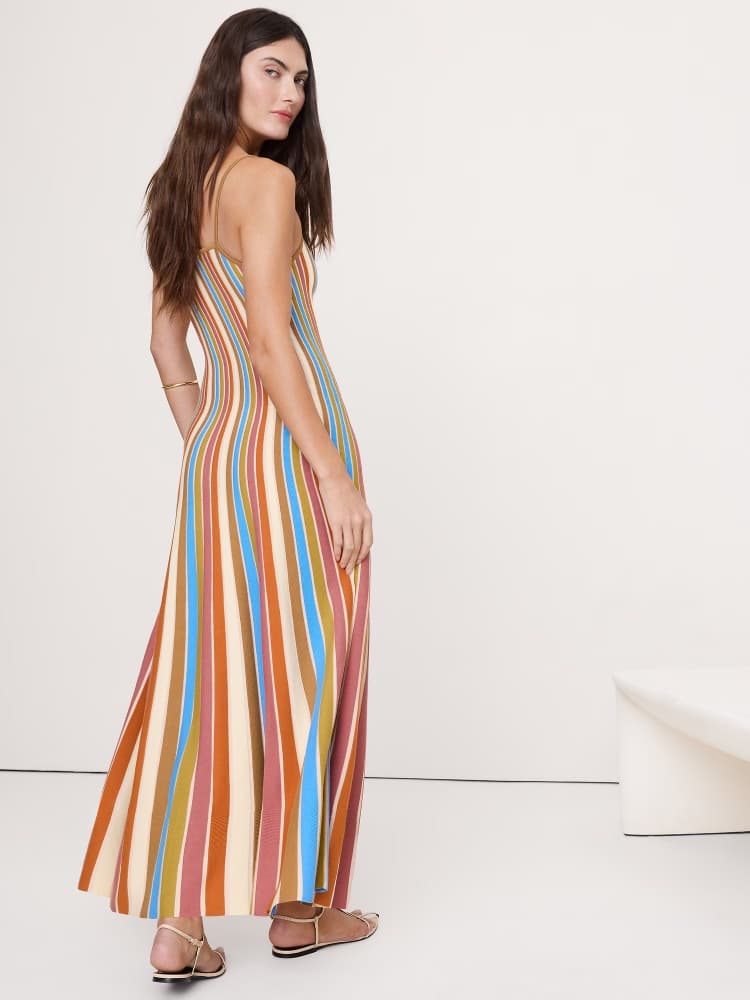 Banana Republic Striped Maxi Dress - Image 2