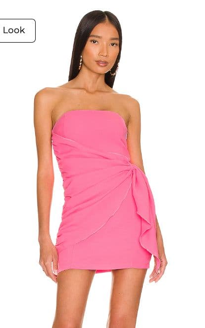 Superdown Strapless Mini Dress - Image 1