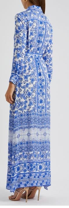 alice + olivia blue shirt dress - Image 2