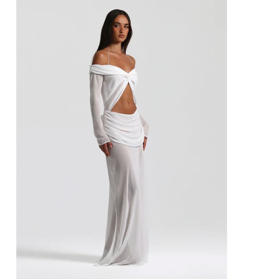 Emily Gown in White - Image 5