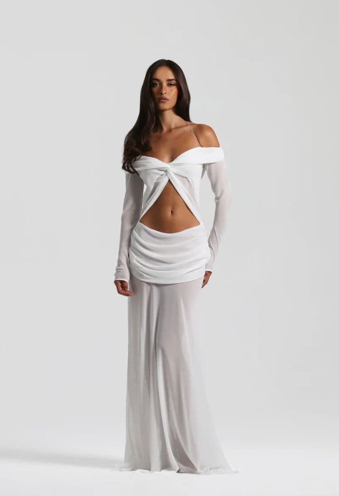 Emily Gown in White - Image 2