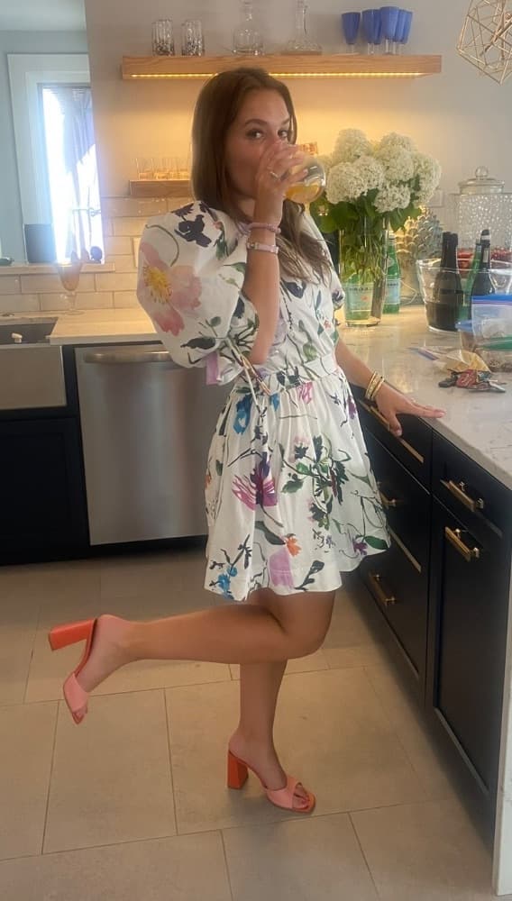 Aje Botanical Floral Dress - Image 1