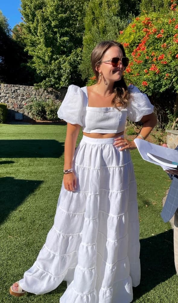 Dissh Aisle White Linen Set - Image 1