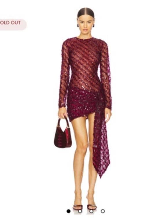 Revolve Sequin Mini Dress - Image 3