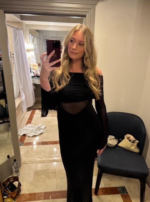 Sexy Black Long & Sheer Dress - Image 1