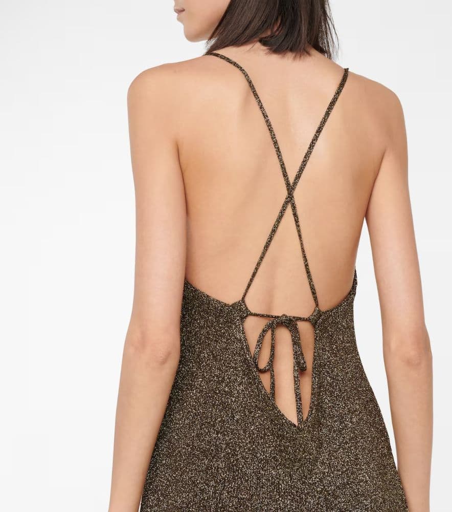 Ganni Stretch Knit Slip Dress - Image 1