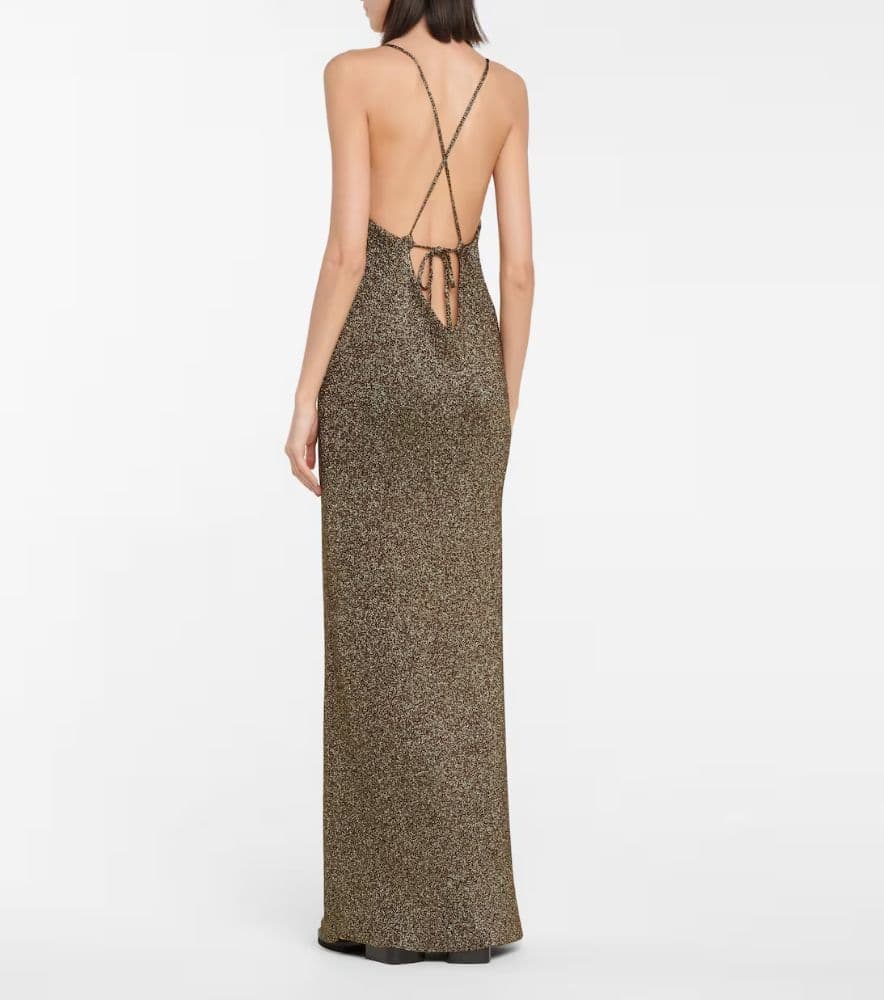 Ganni Stretch Knit Slip Dress - Image 3