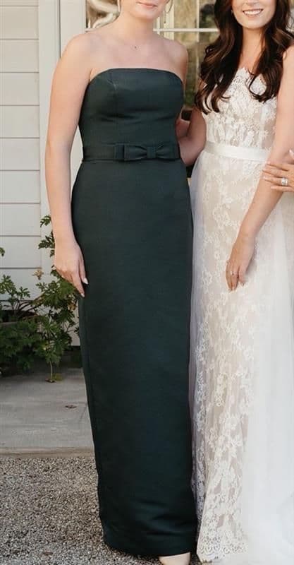 Wedding Guest Gown/Dress Strapless with Bow Detail - Image 1