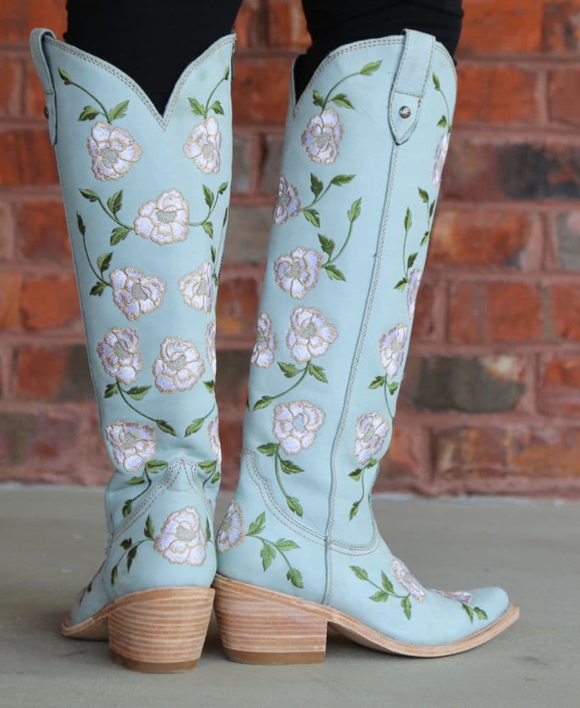 Light Blue Liberty Cowboy Boots - Image 1
