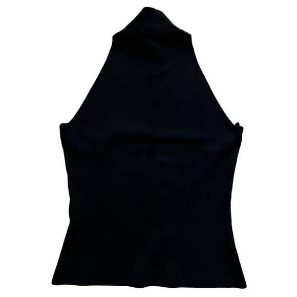 Bisou Bisou Knit Crop Top Sz M - Image 4