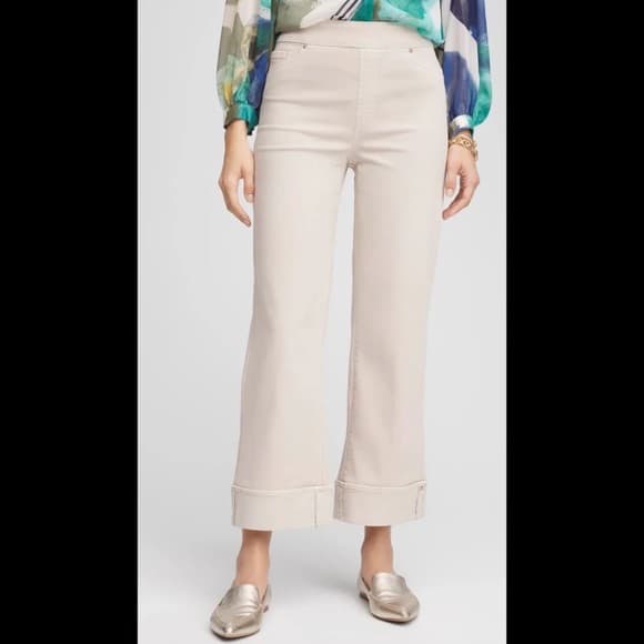 NWOT Chico's Pull-On Wide Leg Cuffed Jeans - 2/12 - Image 1