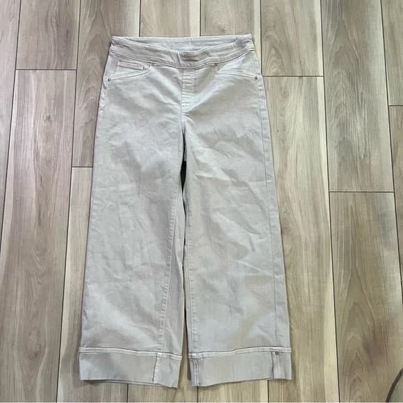 NWOT Chico's Pull-On Wide Leg Cuffed Jeans - 2/12 - Image 5